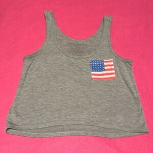 American flag pocket tank